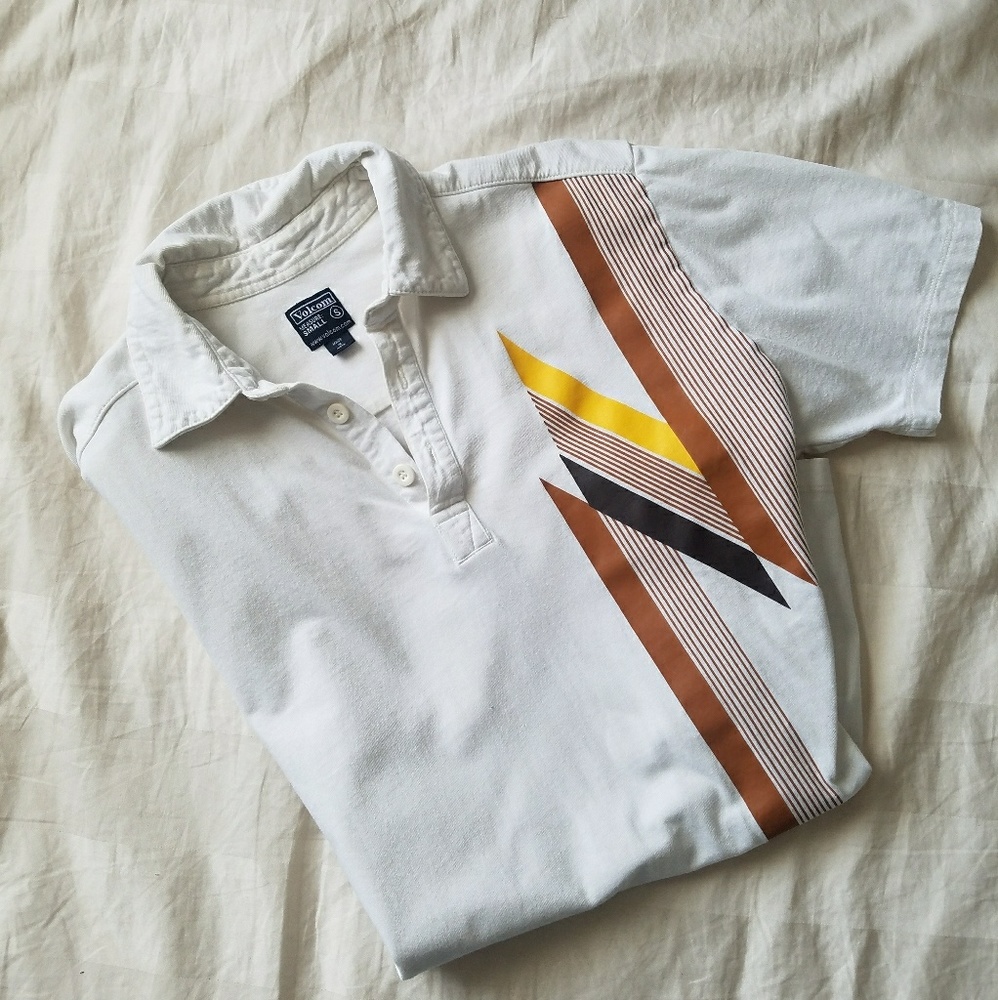 Men's volcom polo shirt